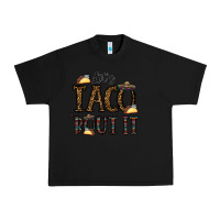Black let's taco bout it Urban Heavy Tee - CowhideDigitalArt