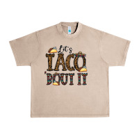French Oak let's taco bout it Urban Heavy Tee - CowhideDigitalArt