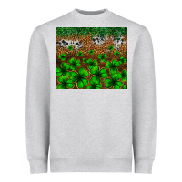 Heather Grey St. Patrick's Day leopard cowhide tumbler Heavyweight Sweatshirt - Neo Western