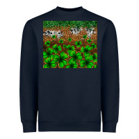 Navy St. Patrick's Day leopard cowhide tumbler Heavyweight Sweatshirt - Neo Western
