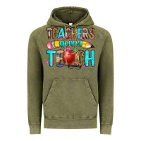 Vintage Olive teachers gonna teach Vintage Hoodie - Zillion Design Studio