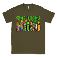 Army Green st patricks one lucky mini Classic Tee - AdoDesignShop