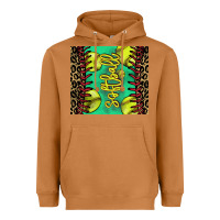 Meerkat softball leopard Heavyweight Hoodie - NancyCooperArtShop