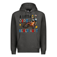 Charcoal Heather a little dirt never hurt Premium Hoodie - Artiststas