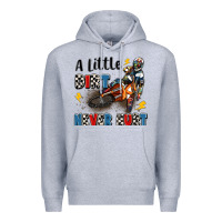 Heather Grey a little dirt never hurt Premium Hoodie - Artiststas