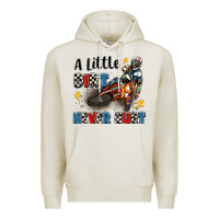 Oatmeal Heather a little dirt never hurt Premium Hoodie - Artiststas