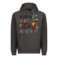 Smoke a little dirt never hurt Premium Hoodie - Artiststas