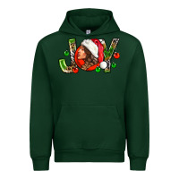 Forest Green Joy with woman Urban Hoodie - NancyCooperArtShop