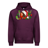 Mauve Wine Joy with woman Urban Hoodie - NancyCooperArtShop