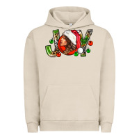 Pigment French Oak Joy with woman Urban Hoodie - NancyCooperArtShop