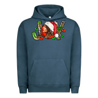 Pigment Midnight Navy Joy with woman Urban Hoodie - NancyCooperArtShop