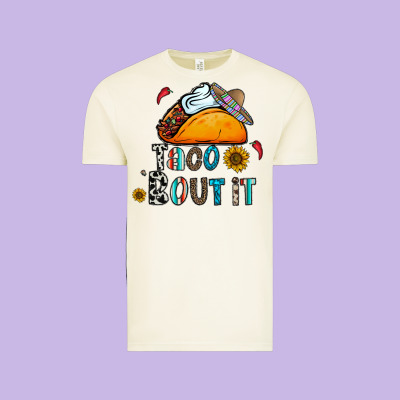 Taco Bout It Vintage Tee Designed By Cowhidedigitalart