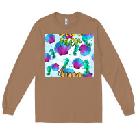 Toasted Coconut seahorse and sea shell seamless pattern Long Sleeve Tee - BundleAndBundleShop