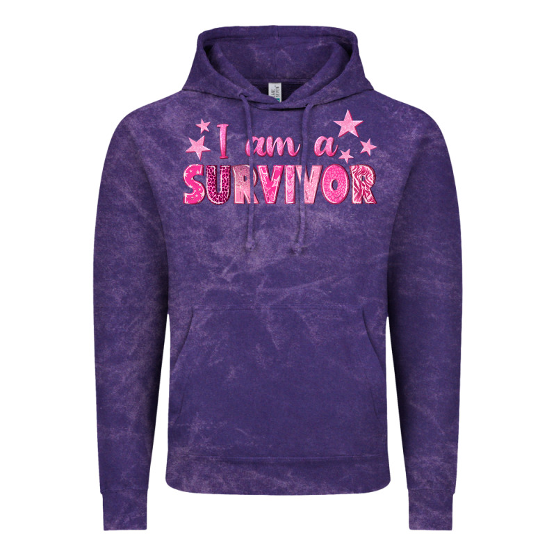 I Am A Survivor Breast Cancer Vintage Hoodie by texasbilliewilder | Teevron