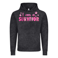 Vintage Black I Am a Survivor Breast Cancer Vintage Hoodie - texasbilliewilder
