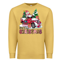 Antique Gold pink merry christmas Premium Sweatshirt - MaliasSmallBusiness