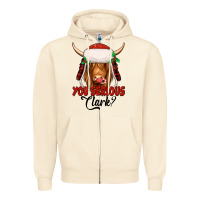 Sandshell you serious clark highland cow Zipper Hoodie - Jasminsmagicworld