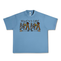 Pebble Blue mama to be called mama Urban Heavy Tee - CowhideDigitalArt