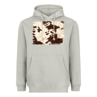Moon Dust brown cowhide background Heavyweight Hoodie - NancyCooperArtShop