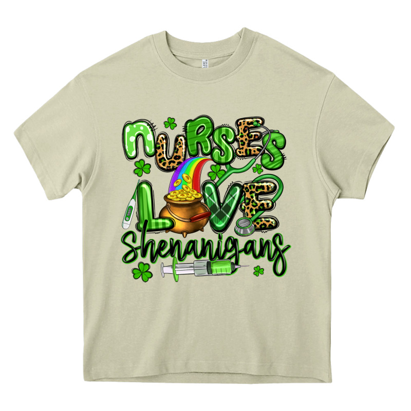 Nurses Love Shenanigans St Patricks Day Heavy Core Tee by Artiststas | Teevron