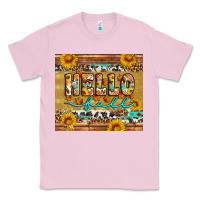 Bubblegum Pink western hello fall tumbler Classic Tee - Artiststas