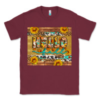 Burgundy western hello fall tumbler Classic Tee - Artiststas