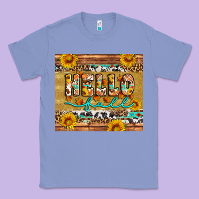 Western Hello Fall Tumbler Classic Tee Designed By Artiststas