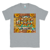 Heather Grey western hello fall tumbler Classic Tee - Artiststas
