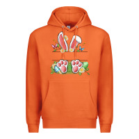 Carrot easter bunny name frame Premium Hoodie - Artiststas