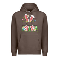 Coffee easter bunny name frame Premium Hoodie - Artiststas