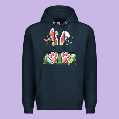 Easter Bunny Name Frame Premium Hoodie Designed By Artiststas