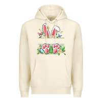 Sandshell easter bunny name frame Premium Hoodie - Artiststas