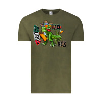 Vintage Olive taco saurus rex Vintage Tee - CowhideDigitalArt