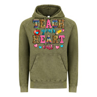 Vintage Olive teach your heart out Vintage Hoodie - Zillion Design Studio