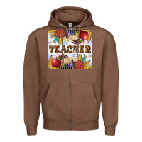 Chestnut Western Teacher Zipper Hoodie - LillyAllenDesigns