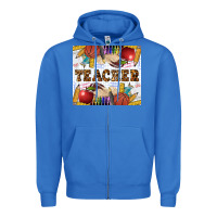 True Royal Western Teacher Zipper Hoodie - LillyAllenDesigns