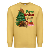 Merry Christmas Y'all Premium Sweatshirt | Teevron