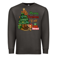 Smoke merry christmas y'all Premium Sweatshirt - MaliasSmallBusiness