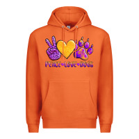 Carrot peace love dogs Premium Hoodie - AdoDesignShop