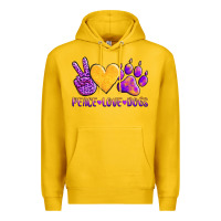 Lemon peace love dogs Premium Hoodie - AdoDesignShop