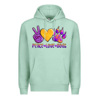 Seafoam peace love dogs Premium Hoodie - AdoDesignShop