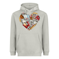 Moon Dust bake tools hearts Heavyweight Hoodie - NancyCooperArtShop