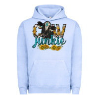 Pigment Grape Ice Cow Junkie with Cow Urban Hoodie - texasbilliewilder