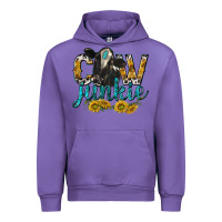 Tulip Cow Junkie with Cow Urban Hoodie - texasbilliewilder