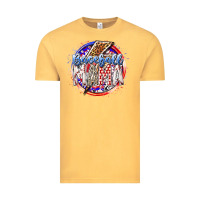 Vintage Mustard baseball mama Vintage Tee - RacoonDesign