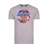 Vintage Zinc baseball mama Vintage Tee - RacoonDesign