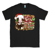 Black merry christmas y'all cow Classic Tee - Artiststas