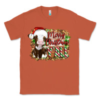 Copper merry christmas y'all cow Classic Tee - Artiststas