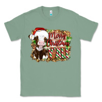 Sage merry christmas y'all cow Classic Tee - Artiststas
