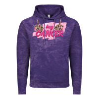 Cloud Purple Hey Cancer Vintage Hoodie - texasbilliewilder